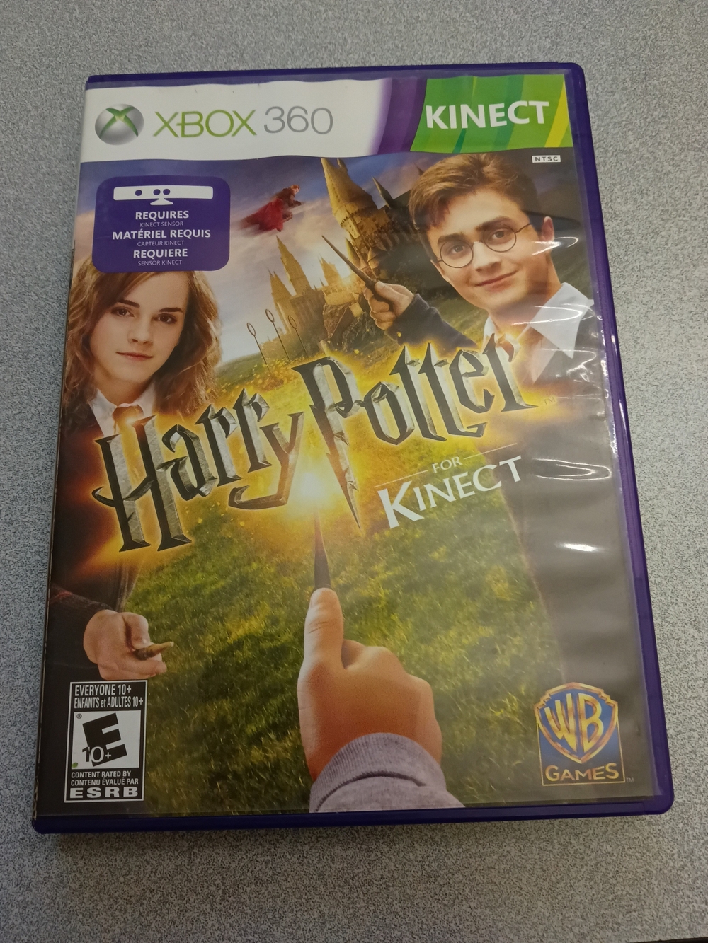 Harry Potter for Kinect Xbox 360 Game - Purple Case Cib Complete